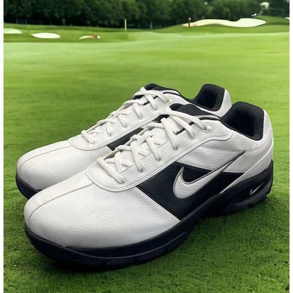 Nike Air PGA Tiger Golf Tour Shoes White Black Mens 13 Wide Fit NEW Fast Ship main image 5